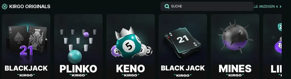 Kirgo: Spielelobby (Screenshot von www.kirgo.com)
