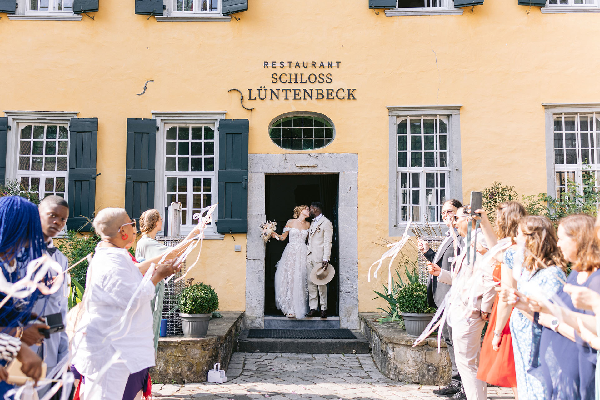 Hochzeitsfotos Schloss Lüntenbeck